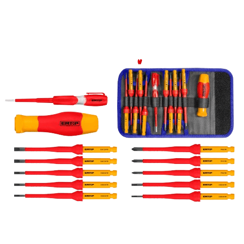 Emtop Set izolovanih odvijača EKISD1201 S16830, 12 komada
