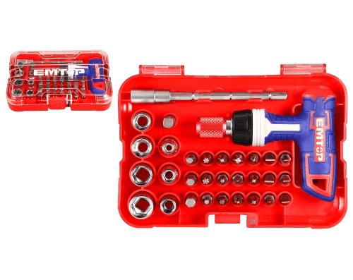 Emtop Set gedora sa T ručkom EBST03102, 31 komad