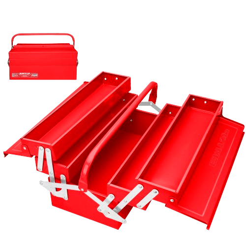 Emtop Metalna kutija za alat ETBXS0301 s16855, Crvena
