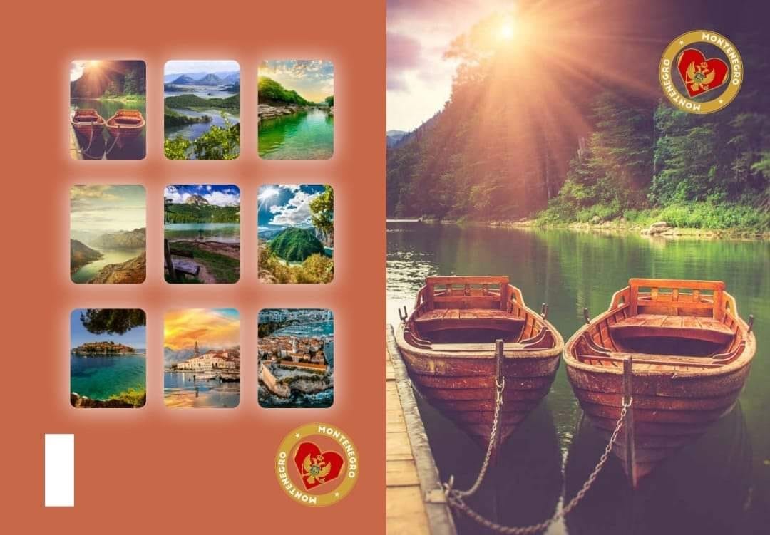 Elisa Print Sveska bez linija, A4, Biogradsko jezero Crna Gora, 52 lista