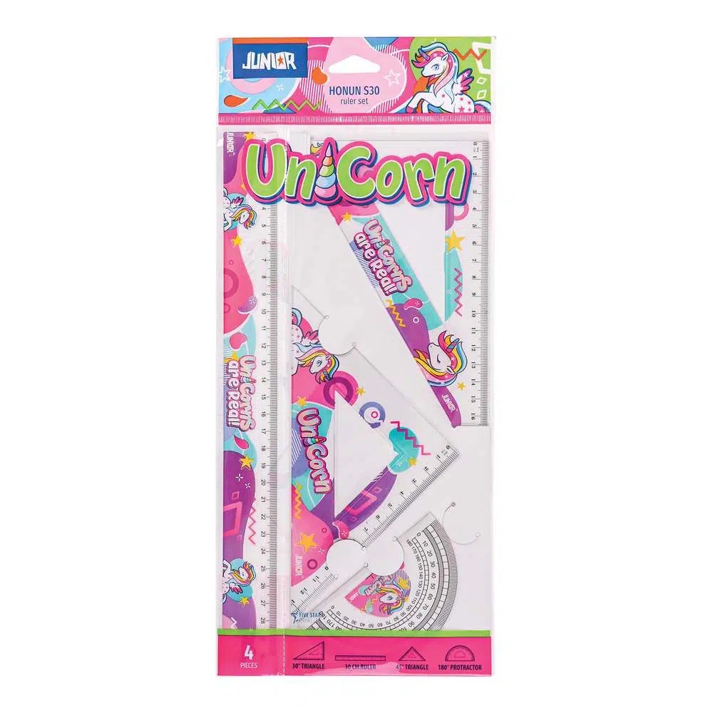 Junior Honun S30, set lenjira, 4K, Unicorn, Roze