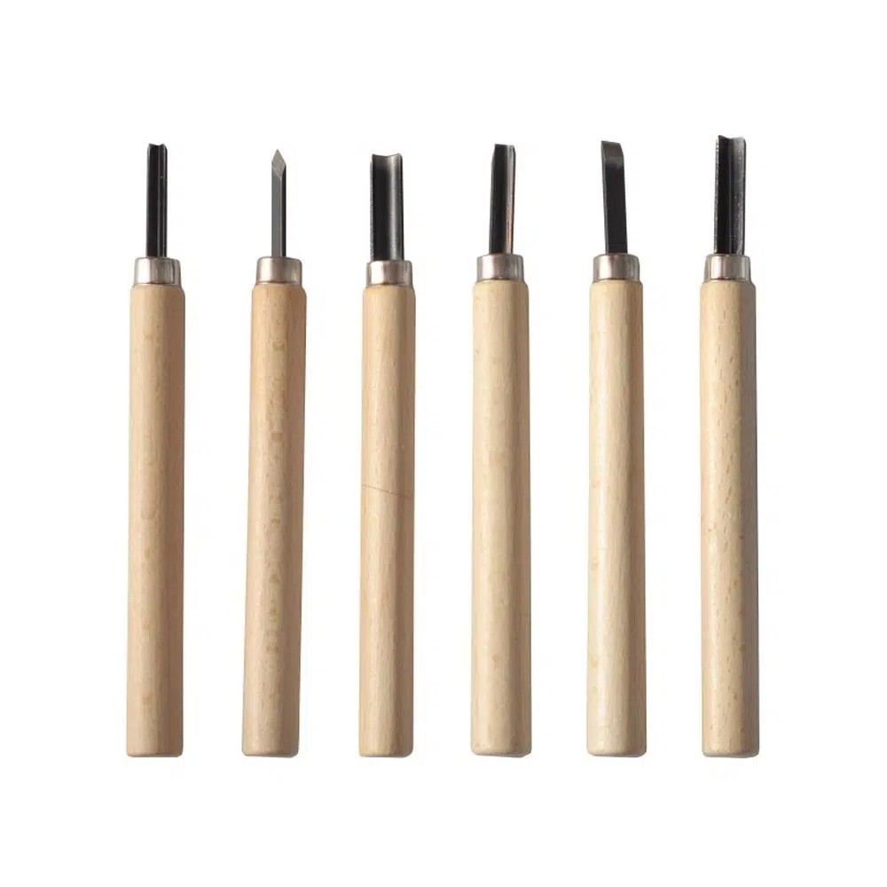 Statovac ART Pop knives, nožići za linorez, set, 6K, Smeđa boja