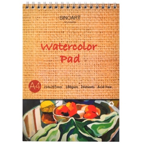 STATOVAC blok za crtanje vodenih boja A4 180g 24 lista