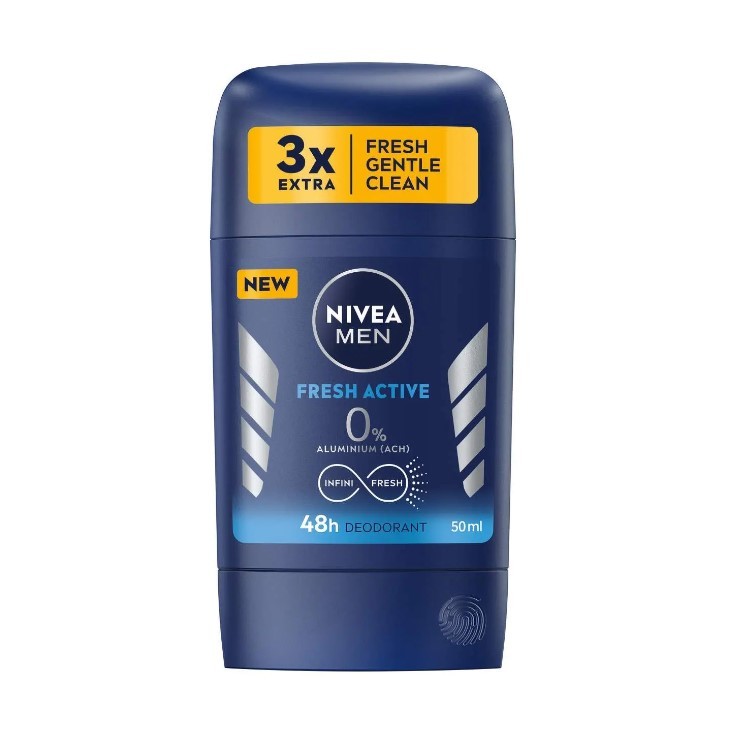 NIVEA Men dezodorans u stiku Fresh Active, 50 ml