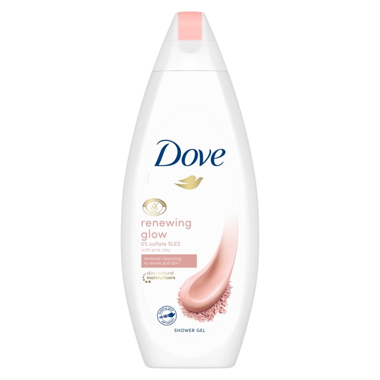 DOVE gel za tuširanje Renewing Glow Pink Clay 250ml