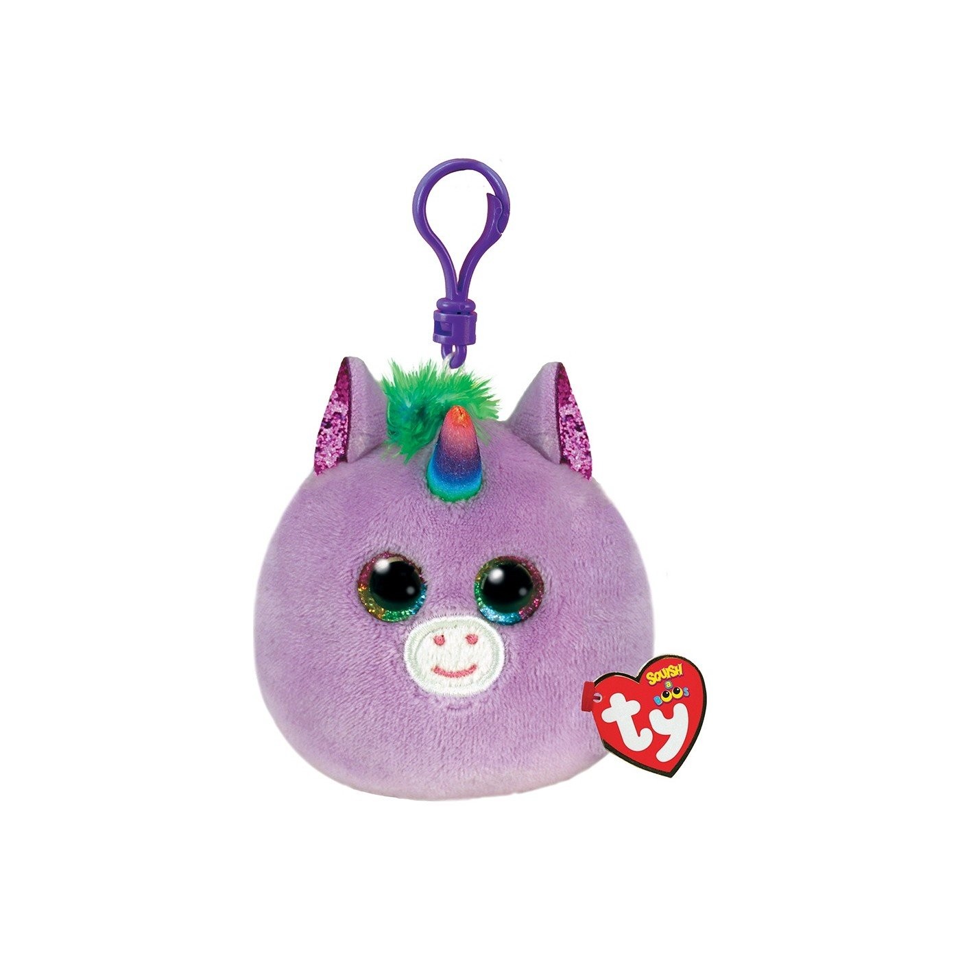 TI Unicorn ljubičaste Skuishi kapice ROZETA, 8,5 cm kopče