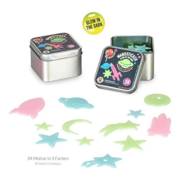 Trendhaus Space Adventure - Zidna Dekoracija Koja Svijetli