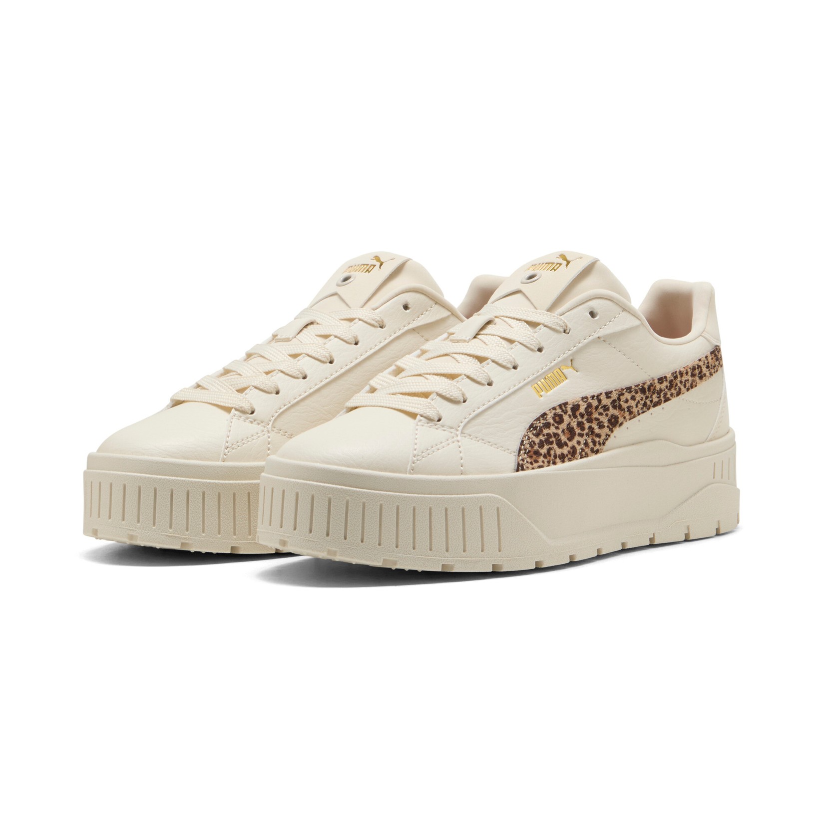 Puma ženske patike Carmen II Animal Flair, 402645-01, krem