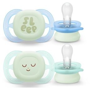 Philips Avent Varalica Starter night 0-2m, Spavanje/Osmijeh, 2 komada