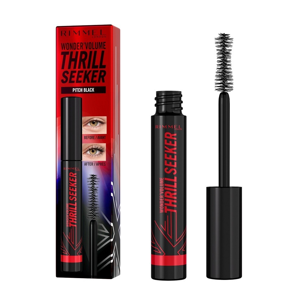 RIMMEL maskara za volumen Thrill Seeker Pitch Black