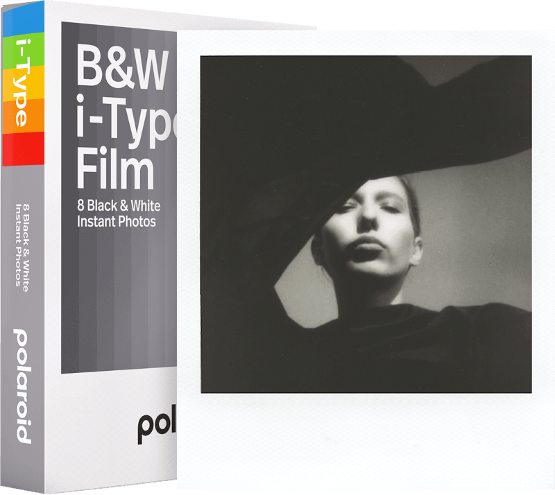 Polaroid crno-bijeli film za Polaroid i-Type instant fotoaparate, 8 komada, bijeli okvir
