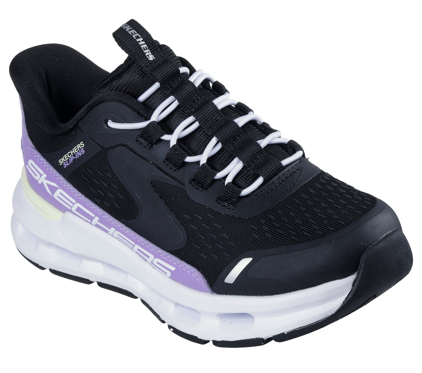 Skechers Glide-Step + - Vista Lane cipele za djevojčice, 303654L-BKPR, crno-ljubičaste