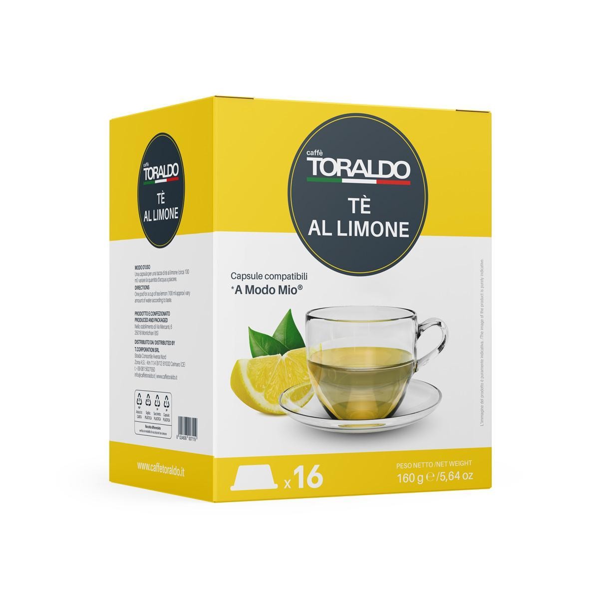 TORALDO Čaj Od Limuna Kompatibilne Kapsule Za Lavazza A Modo Mio 16 komada