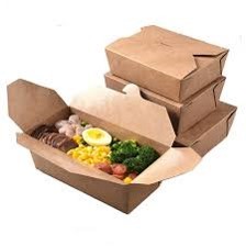 Kraft Take Away Posuda 195X138X84 Tp1050K, 50 komada, Bež