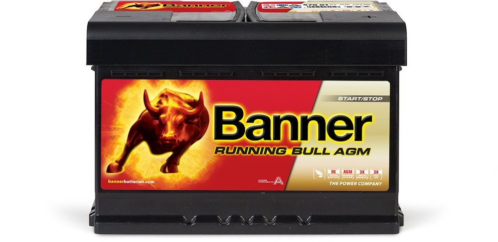 Banner akumulator Running Bull AGM 12V 70Ah 720A EN - 57001