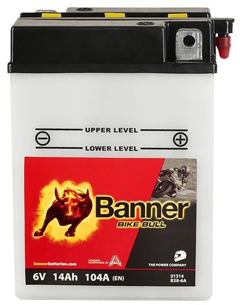 Banner akumulator Bike Bull 6V 14Ah 104A EN - 01314