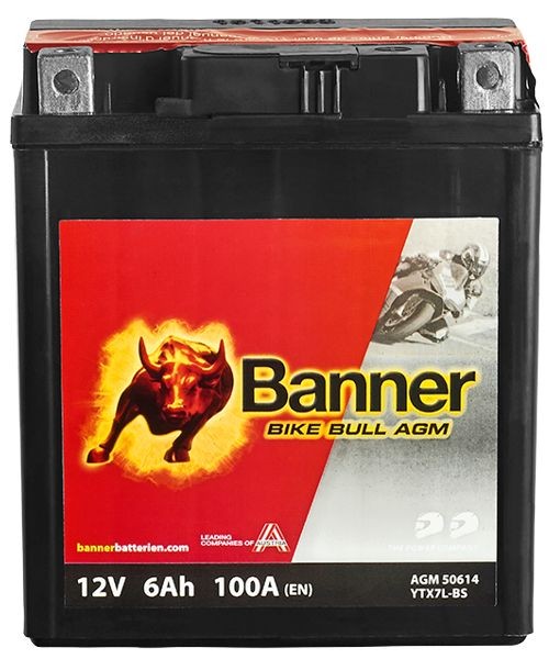 Banner akumulator Bike Bull AGM 12V 6Ah 100A EN - 50614