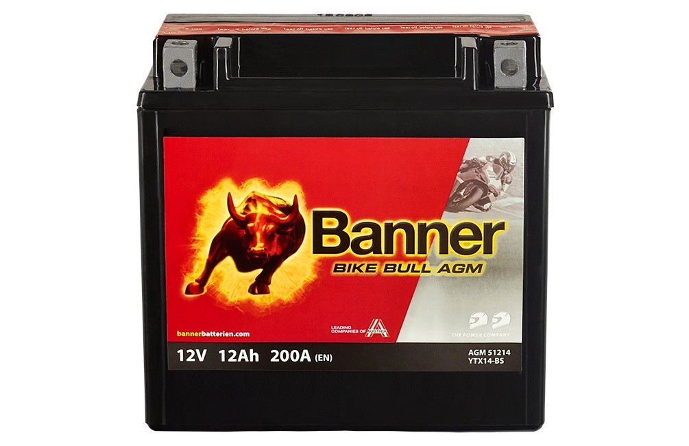 Banner akumulator Bike Bull AGM 12V 12Ah 200A EN - 51214