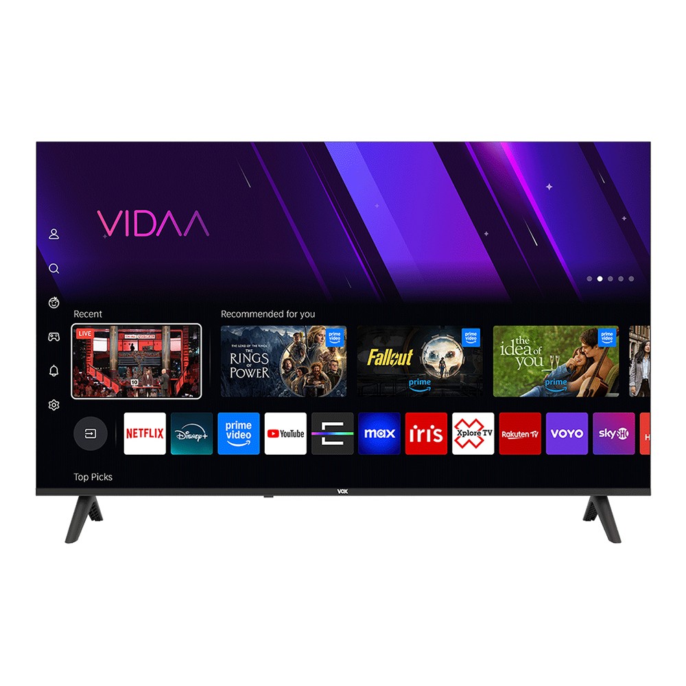 Vox TV 55VYU684, Smart UHD, LED, Crni
