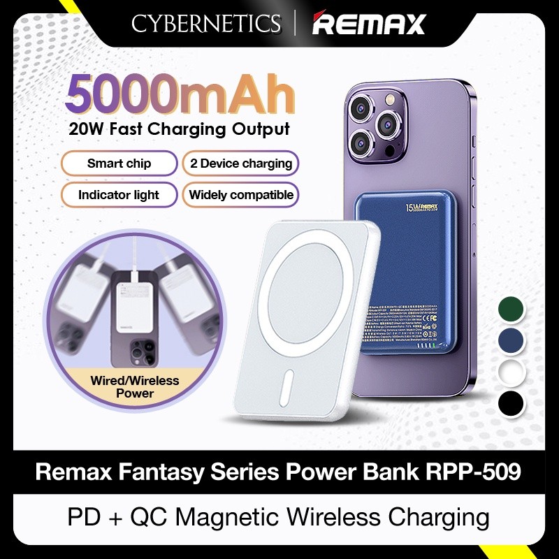 Remax eksterni punjač 5000mAh 20W, Zelena
