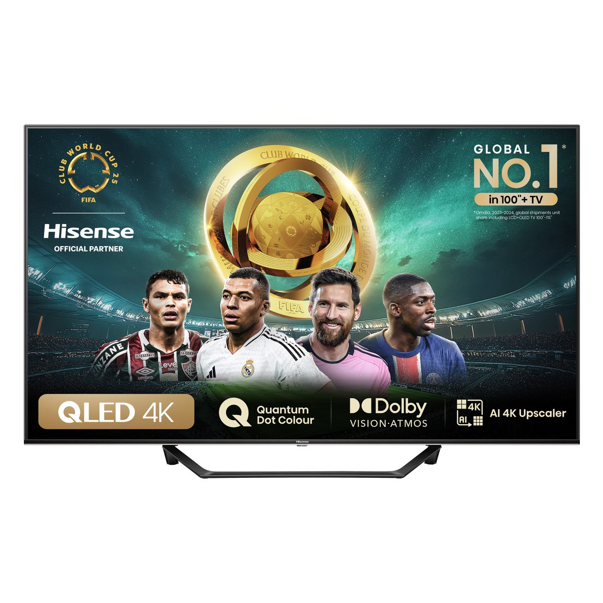HISENSE Smart TV 50A7NQ, 50", QLED 4K UHD, Crni