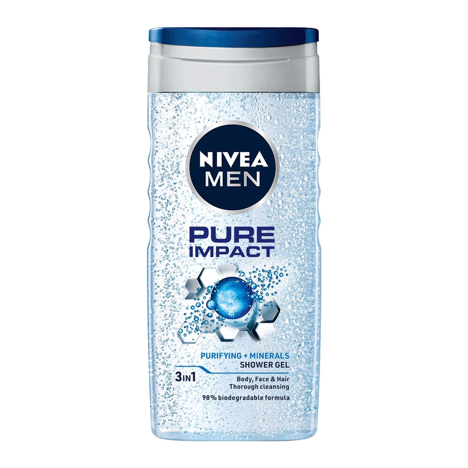 NIVEA muški gel za tuširanje Pure Impact 250ml
