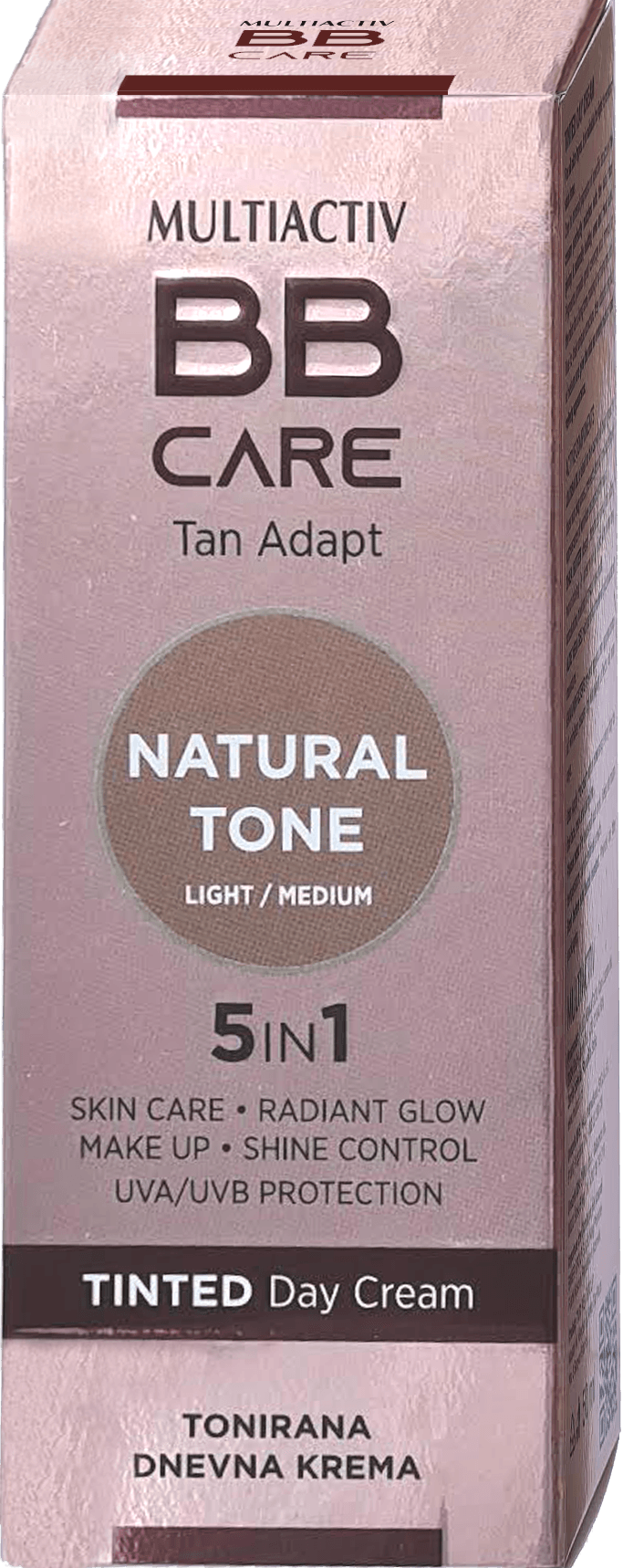 MULTIACTIV Tonirana dnevna krema BB Care prirodni ton 50 ml
