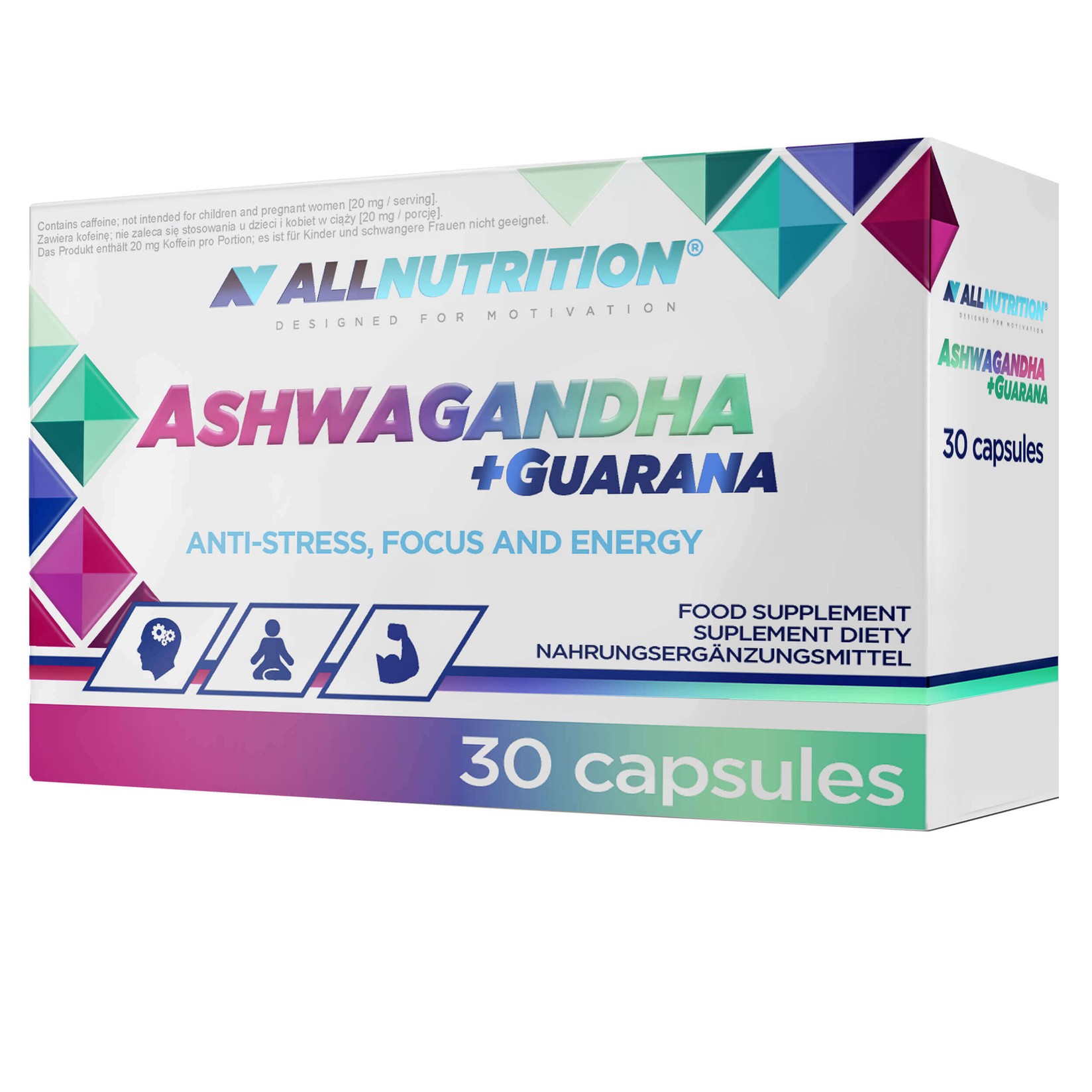 Allnutrition Ashwagandha 300Mg + Guarana