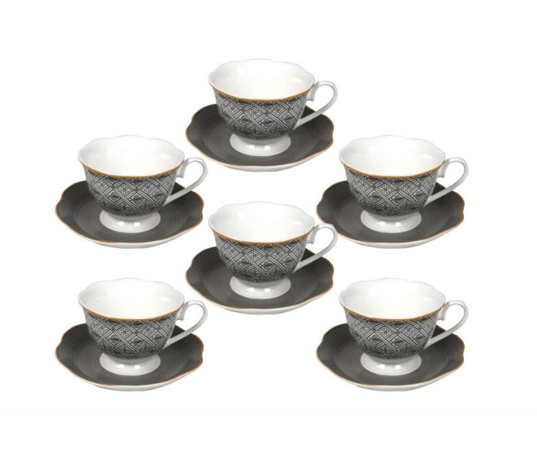 Sigma set šoljica 6/1 JH-COF6-CHECK, Šarena