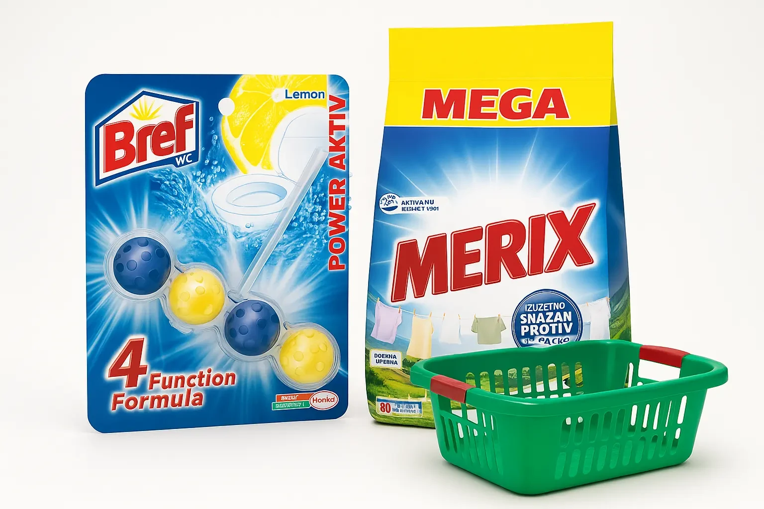 Merix Mountain Fresh Prašak Za Veš Pwd 6,0kg 80 WL KORPA GRATIS+BREF 50 GR