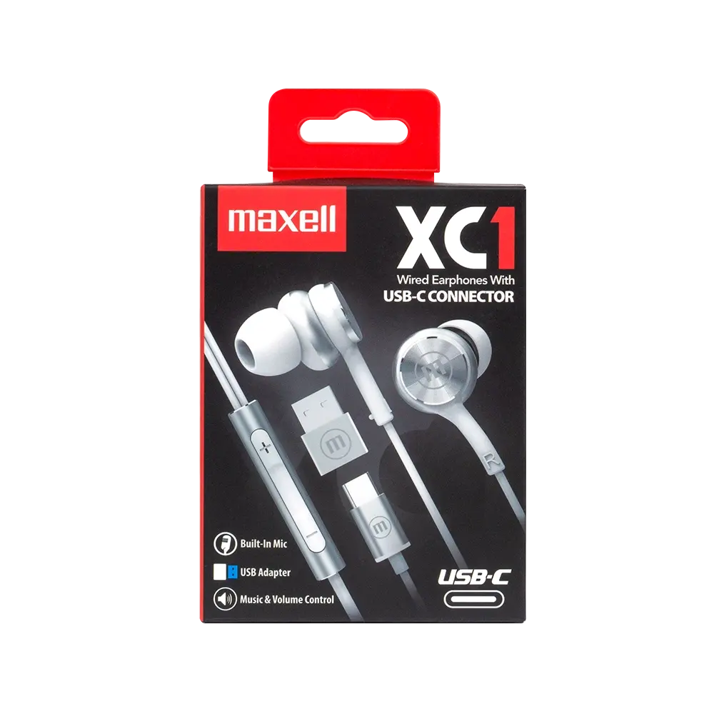 Maxell Slušalice XC1 348532, Bijele