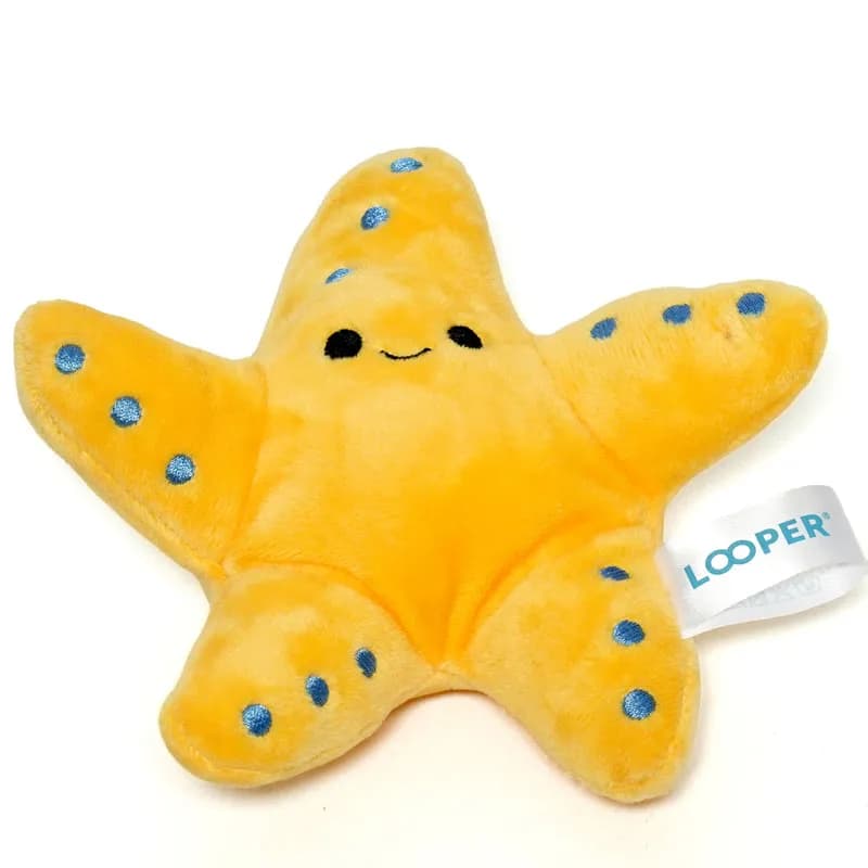 Plišana igračka Looper Starfish za djevojčice, žuta