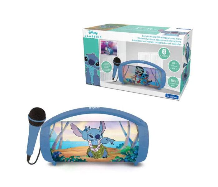 Lexibook Bluetooth zvučnik sa mikrofonom Diseny Stitch, Plavi