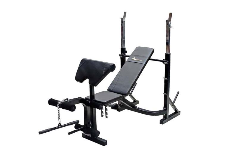 BH115 Klupa, podesiva, crna