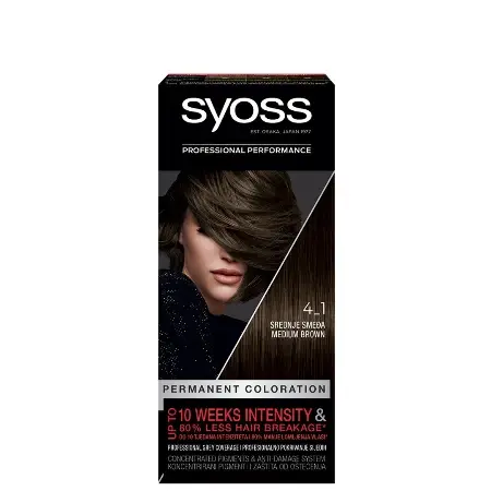 Syoss farba za kosu 4-1 Trajna boja, srednje smeđa