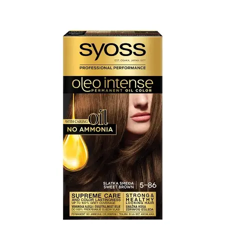 Syoss farba za kosu 5-86 Oleo Color, slatko smeđa