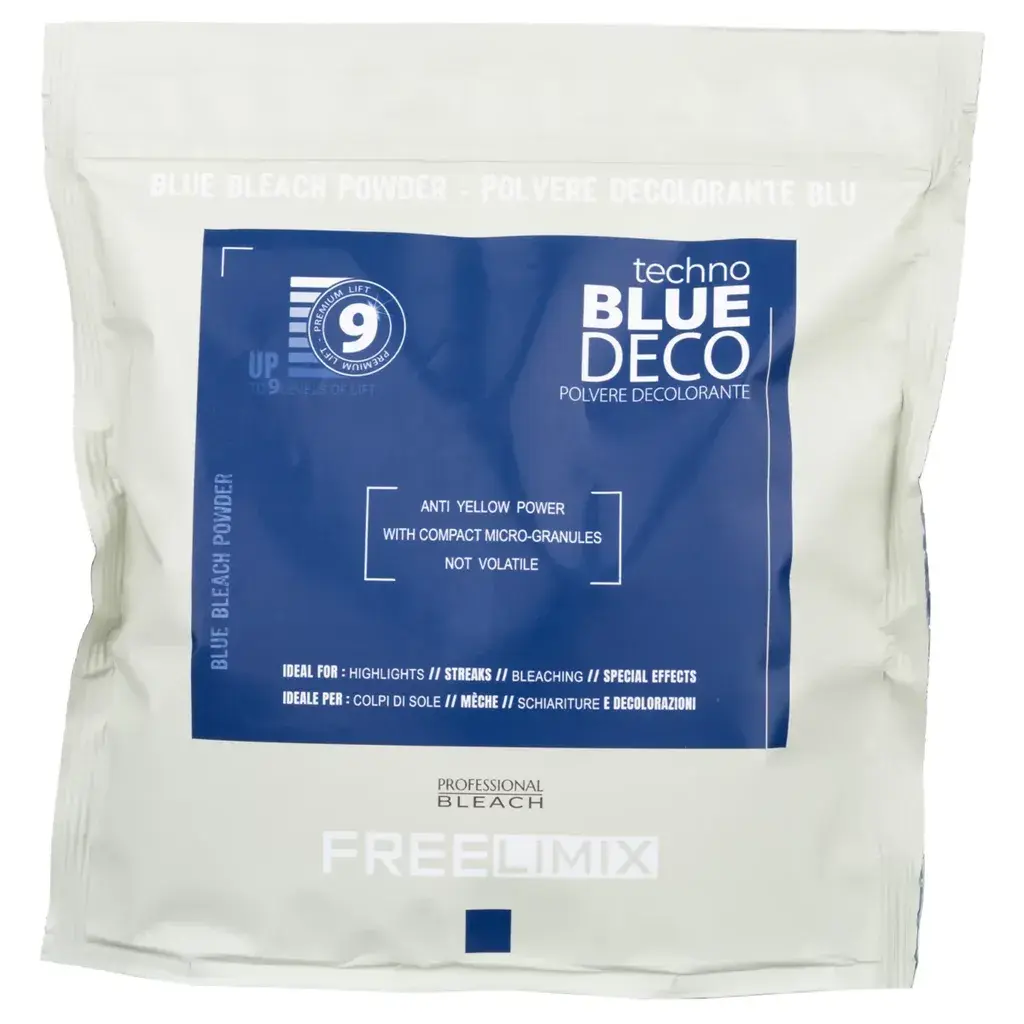 Freelimix Blanš za intenzivno posvetljivanje kose, Plavi, Anti-yellow, 500 g