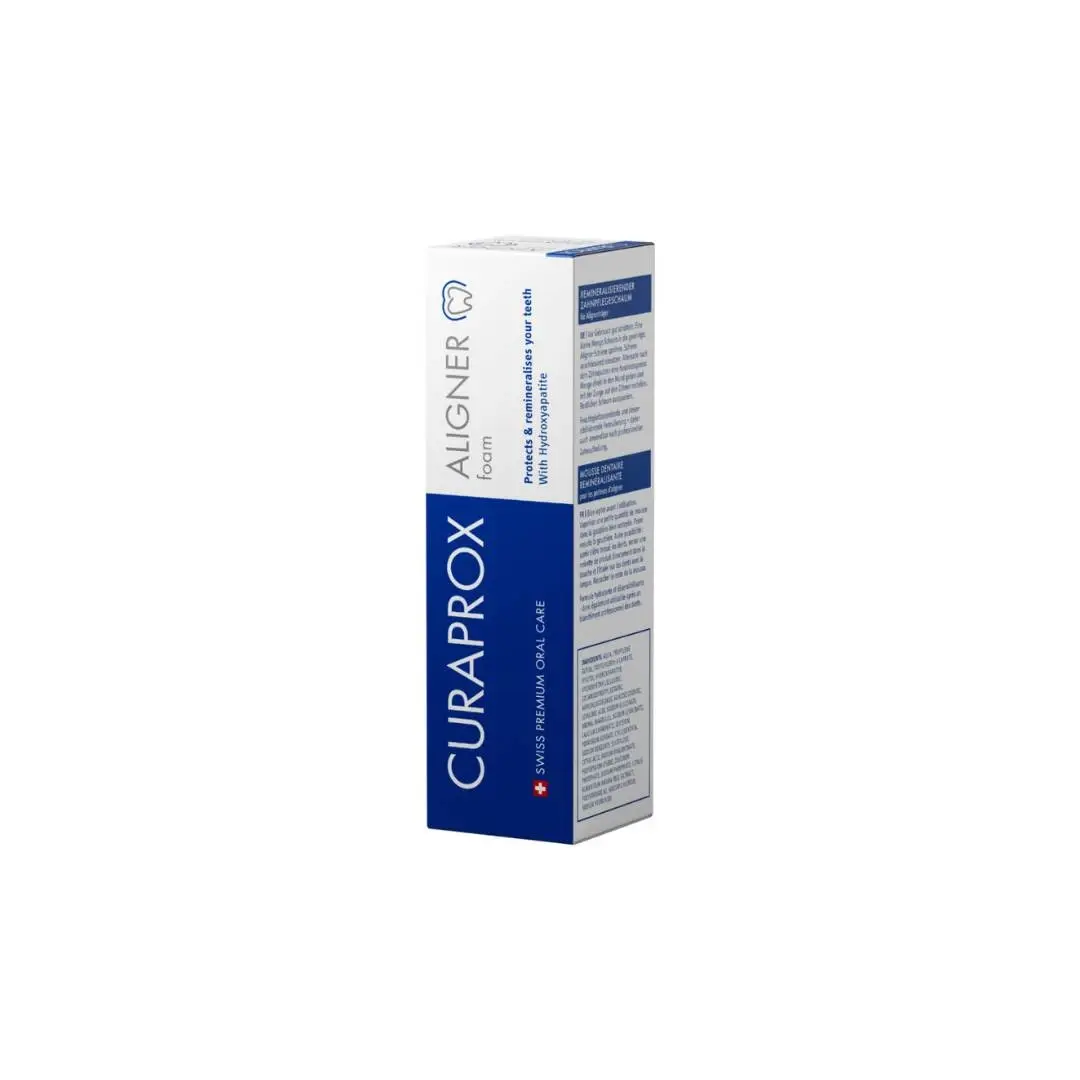 Curaprox pjena namijenjena pacijentima koji nose folije, retainere ili štitnike za zube, 40 ml