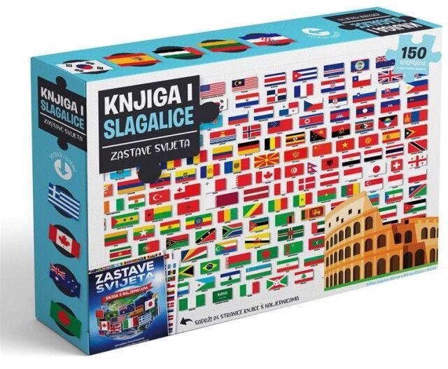 Odeon Kids Zastave Svijeta - Box Set Knjiga I Puzzle