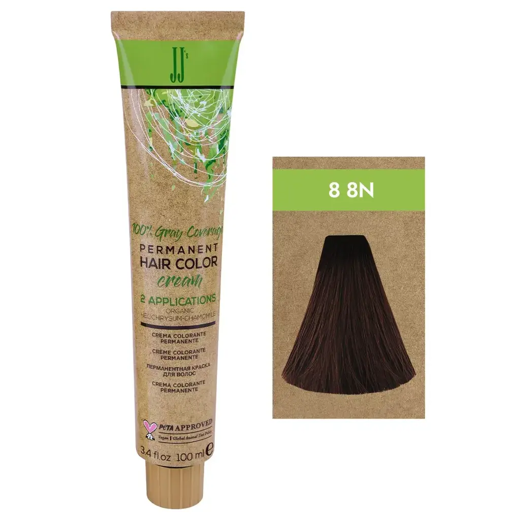 JJ's Farba za kosu Gray Coverage 8-8N Svetloplava, 100ml