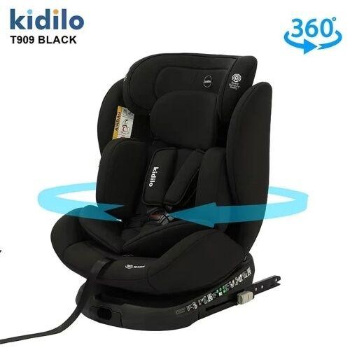 Kidilo Auto sjediste za djecu T909, 9-36 kg, Crno
