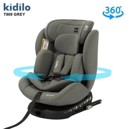 Kidilo Auto sjediste za djecu T909, 9-36 kg, Sivo