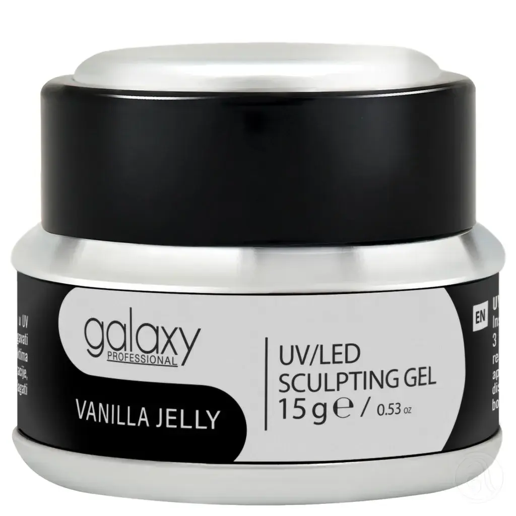 Galaxy Gradivni gel za nadogradnju noktiju UV/LED Vanilla Jelly, 15 g