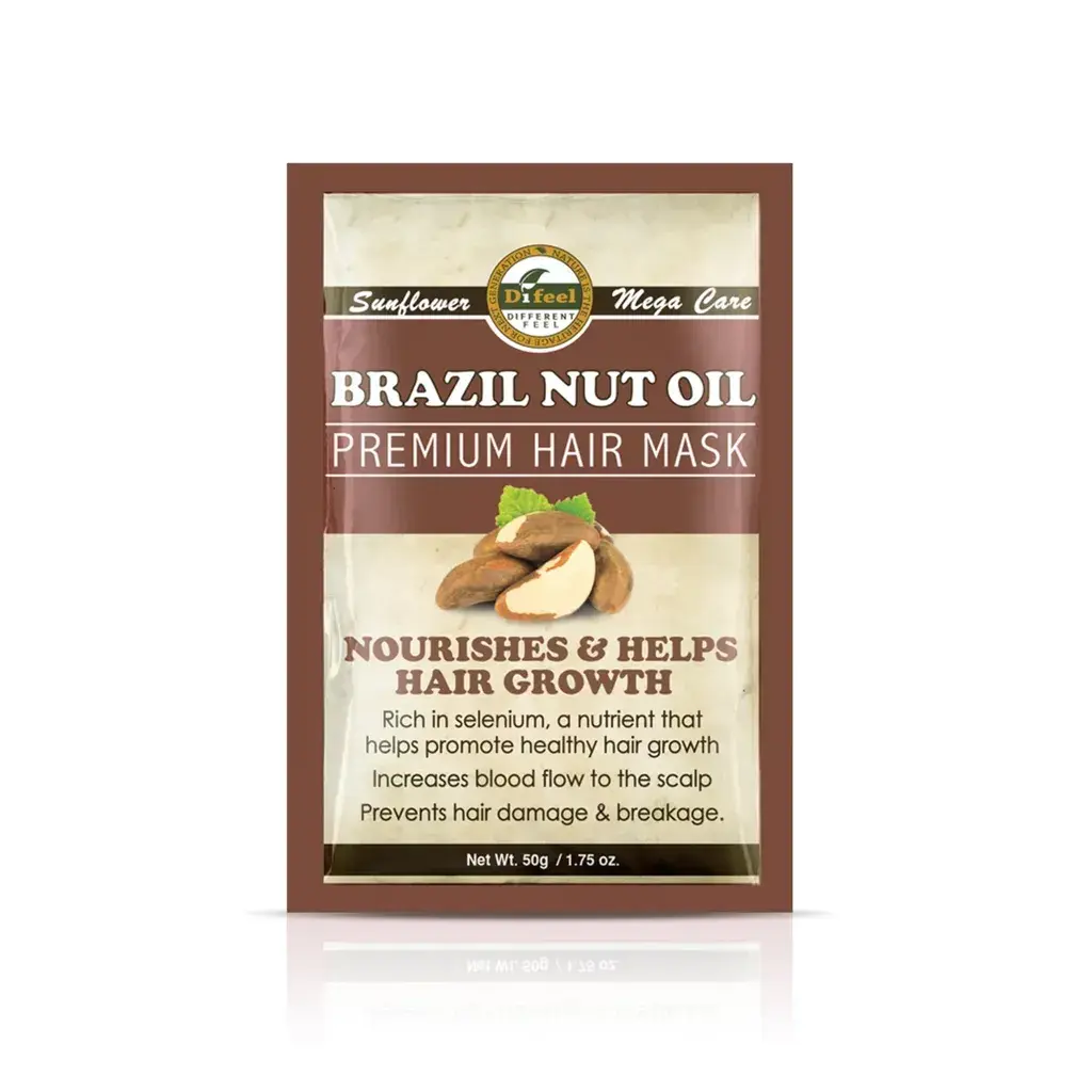 Difeel Maska za negu i rast kose Ulje brazilskog oraha, 50 g