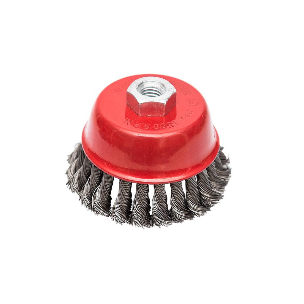 PROCUT Strojna čelična četka za brusilicu tordirani lonac o65mm krom