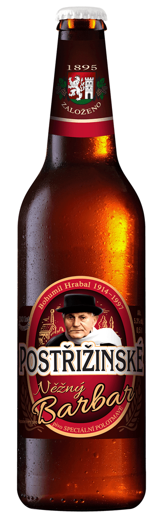 Pivo Postrižinskr Něžný Barbar jantarno 5.3% alc. 500 ml staklo 10 kom.