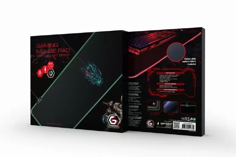 GMB Gaming LED podloga  MP-GAMELED-L, Crna