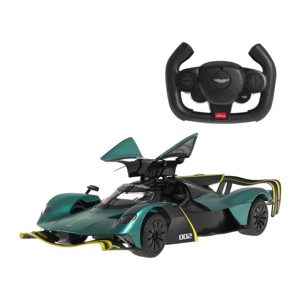 Rastar automobil na daljinsko upravljanje Aston Martin Valkyrie AMR Pro, tamnozelene boje