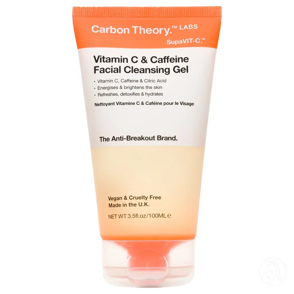 Carbon Theory Gel za čišćenje lica sa vitaminom C i kofeinom, 100 ml
