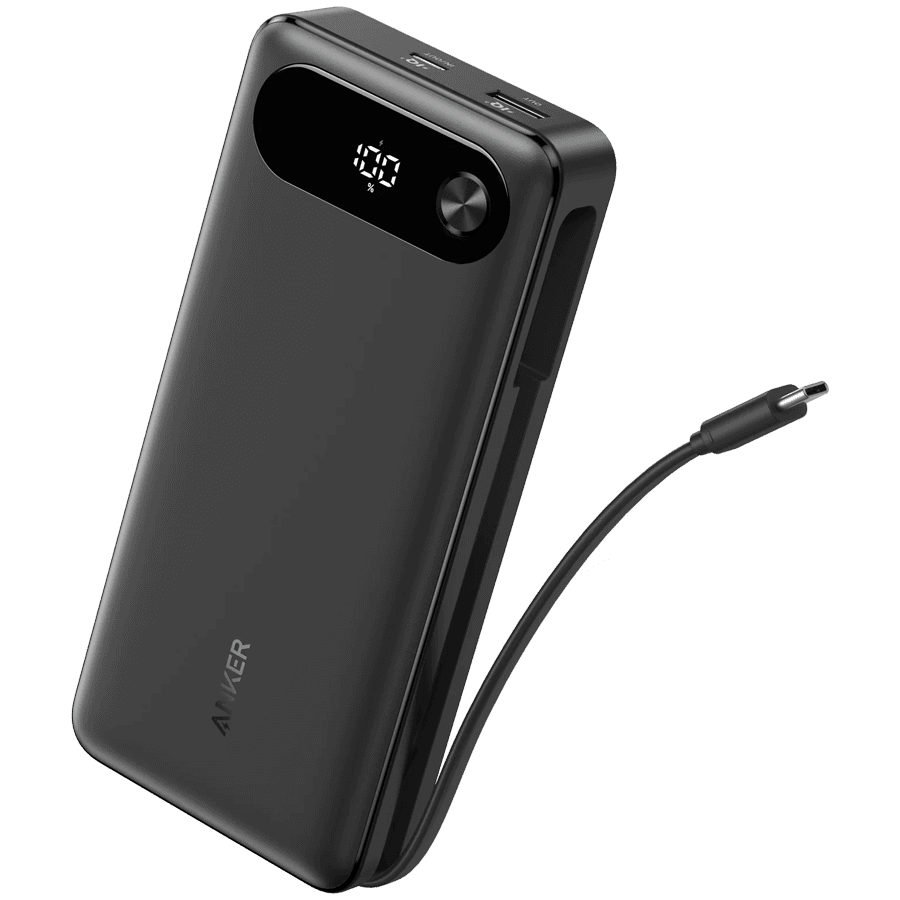 Anker Power Bank, 20.000 mAh, 87 W, USB-C, crna